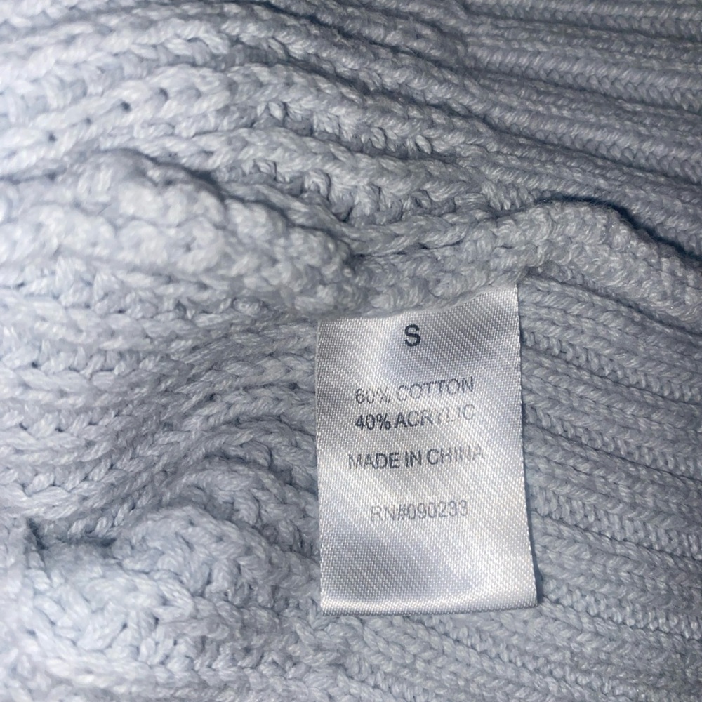 La Hearts Soft Blue Crew Neck Sweater - Picture 5 of 5